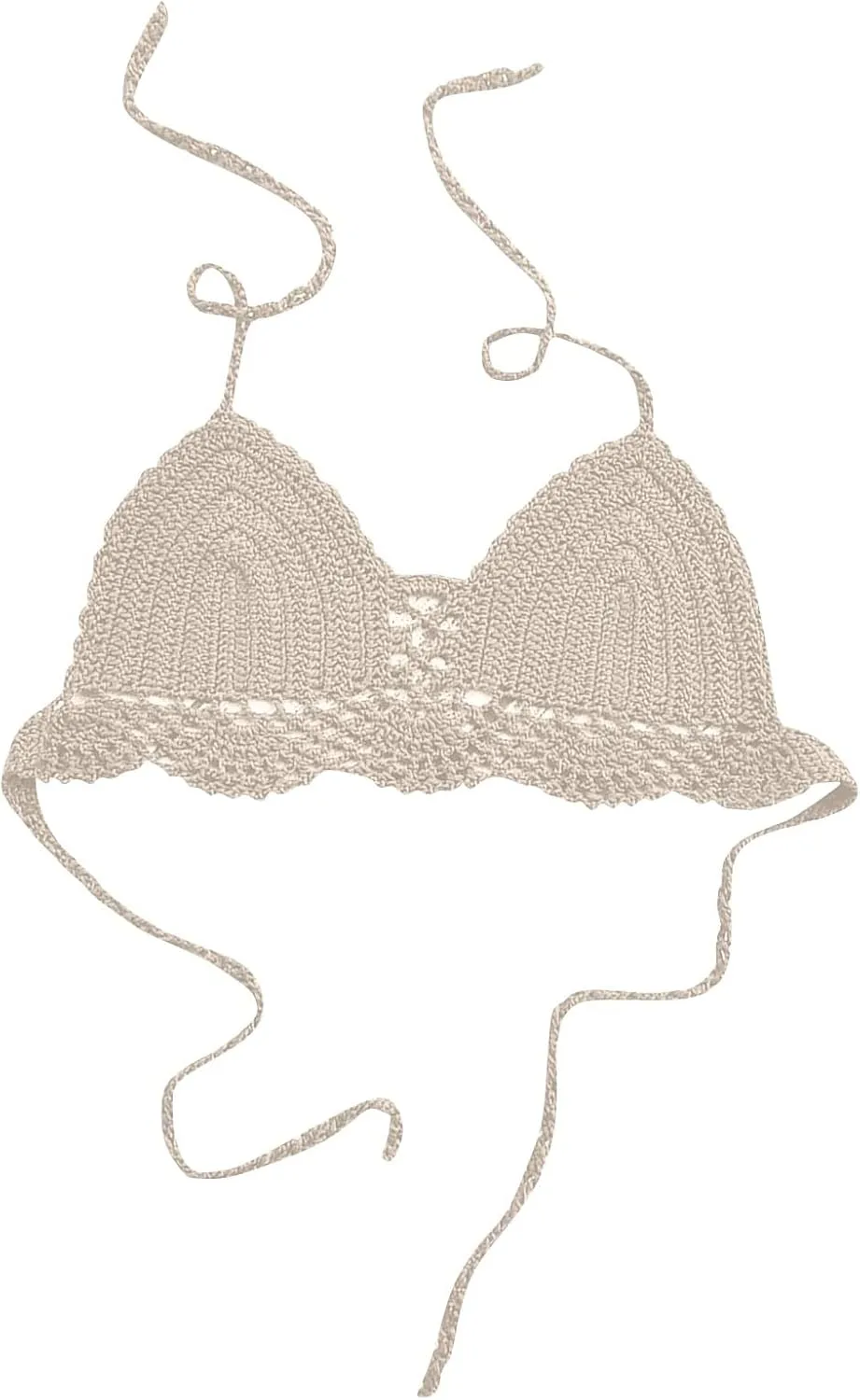 

HGps8w топ-бралетт для женщин с кружевной вязкой и открытой спиной