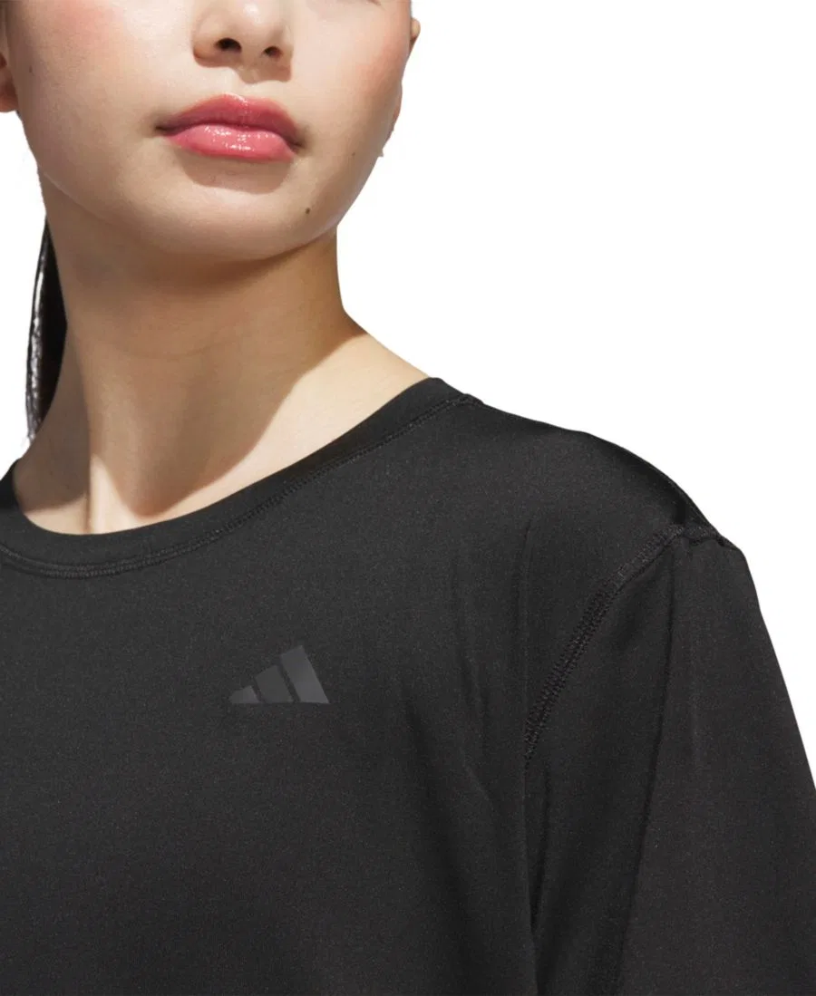 Женская тренировочная футболка с коротким рукавом D4T adidas, Black — фото 3