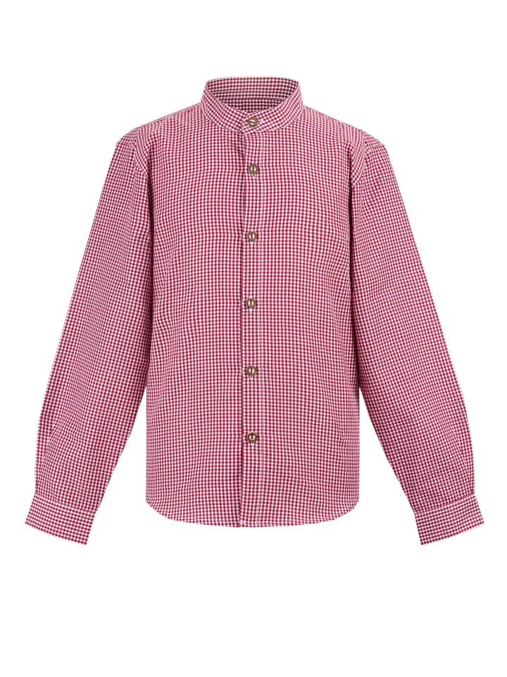 

Традиционная рубашка Стокерпойнт, Мариус-младший, красного цвета Stockerpoint