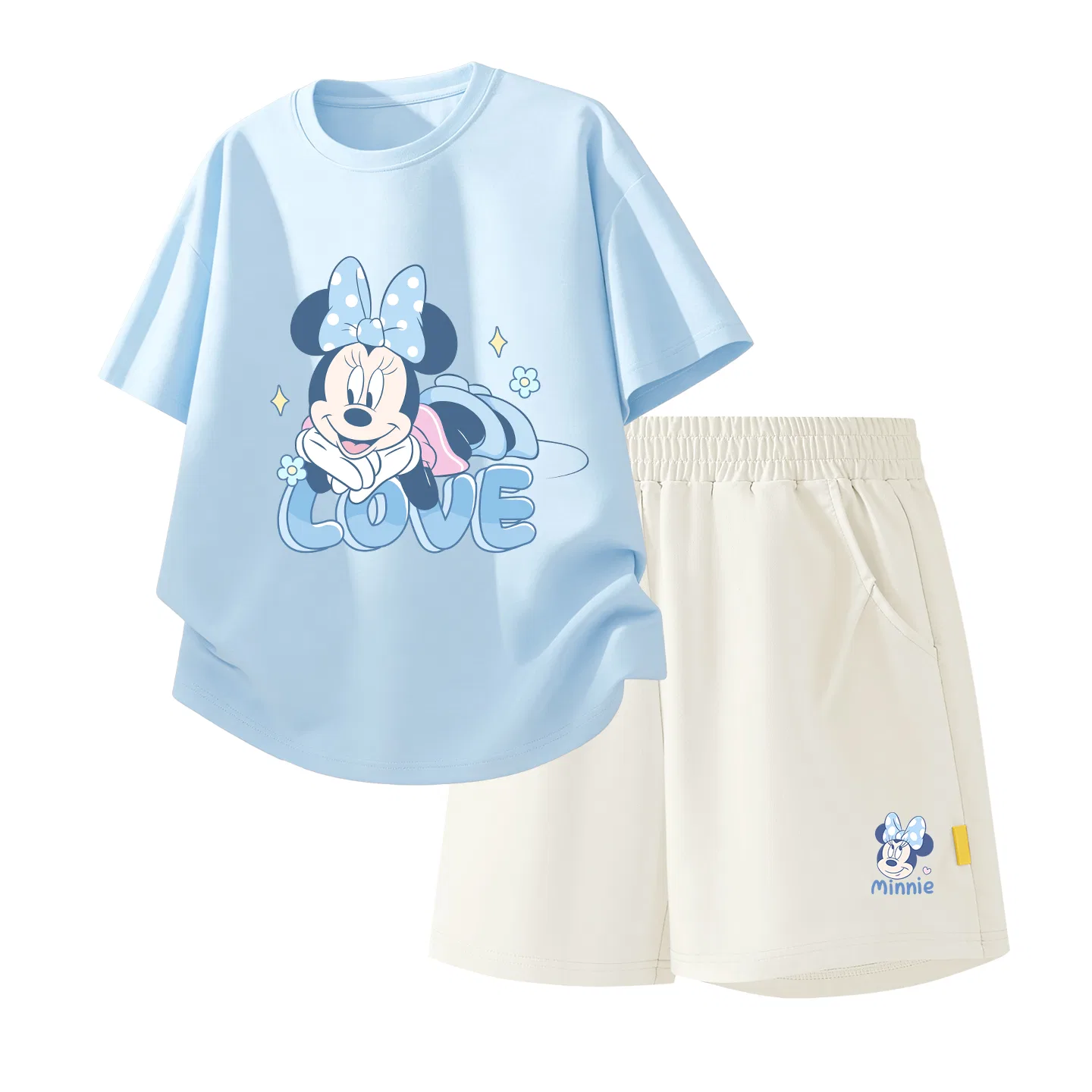 Детский спортивный костюм Casual Sportswear 2 Piece Set Disney, Di Sweet Pie Sky Blue+Di L Cute Pie K_Bottom Right Mist White
