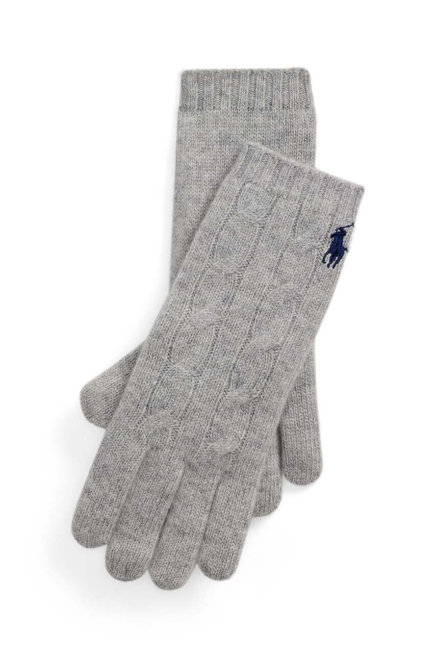 

Перчатки Polo Ralph Lauren, серый