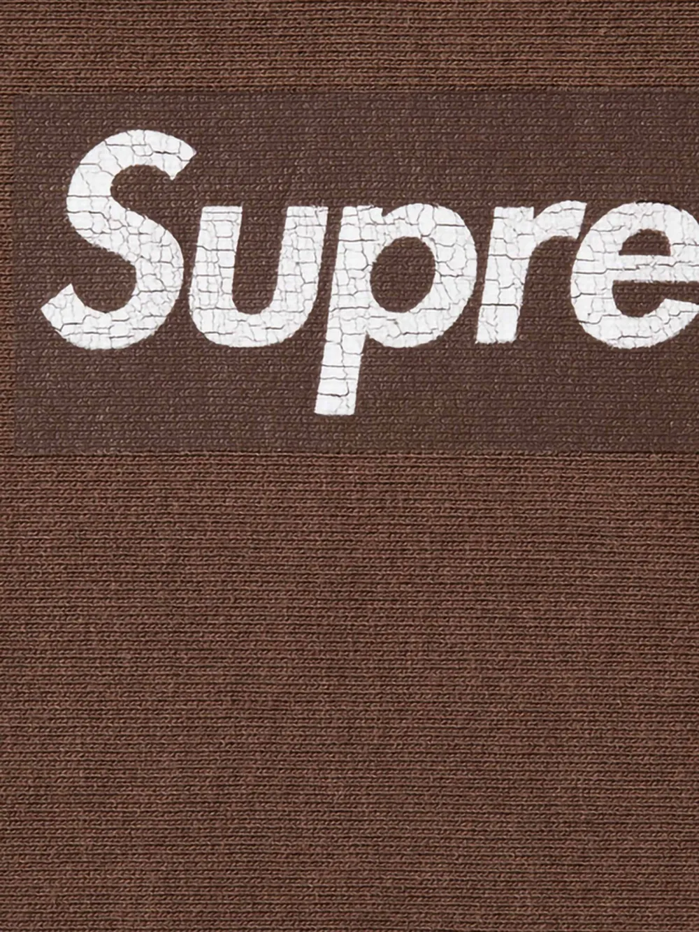 Толстовка SS 25 Brown с логотипом Supreme, коричневый — фото 2