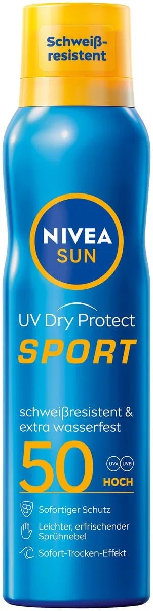 Солнцезащитный спрей Nivea Sun UV Dry Protect Refreshing SPF 50 Nivea