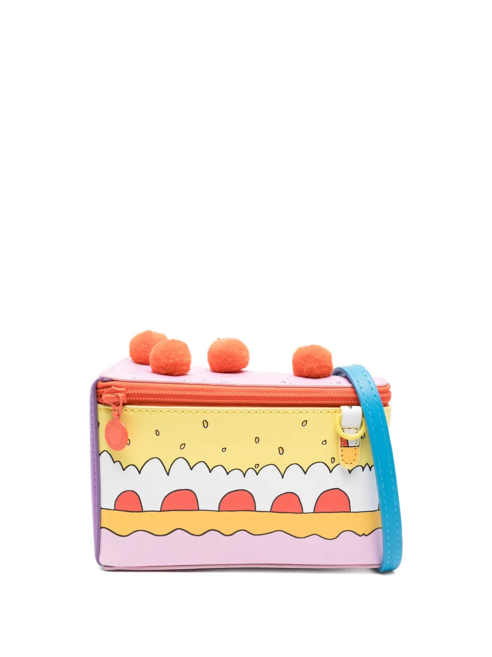 

Сумка с помпонами и принтом Stella McCartney Kids
