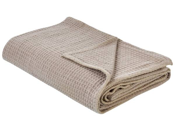 

Покрывало Beliani RAGALA, 200x1x220 см цвет beige/taupe