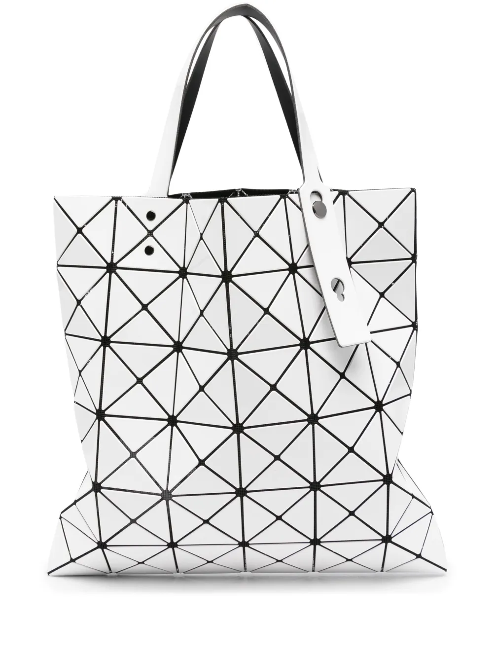 

Сумка-тоут с геометрическим узором Lucent Bao Bao Issey Miyake, белый