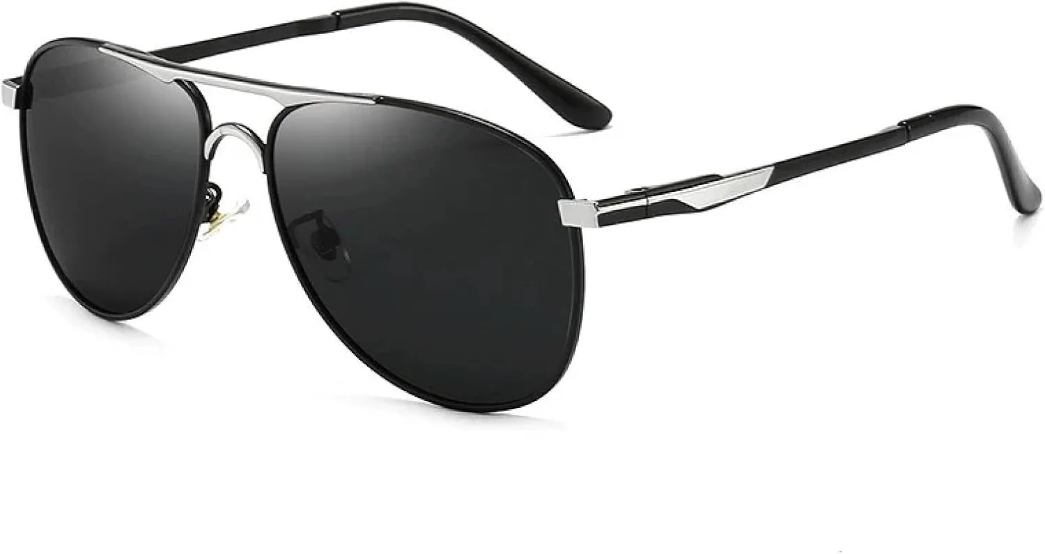 

Модные солнцезащитные очки класса люкс для мужчин и женщин, классические, трендовые, для вождения и путешествий, солнцезащитные очки-маска TKKTLLT, Silver Black