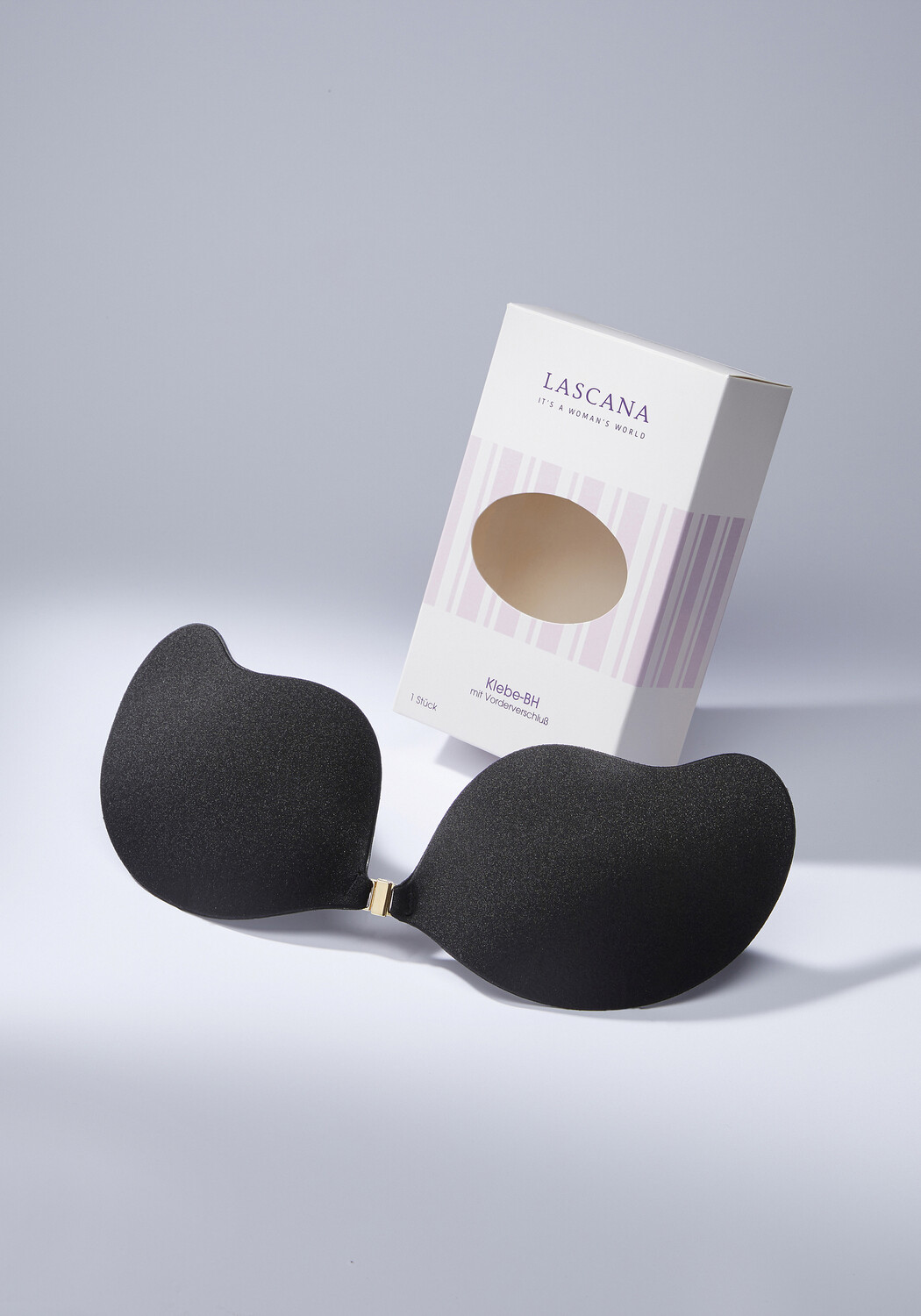 

Бюстгальтер без косточек LASCANA Klebe BH, черный