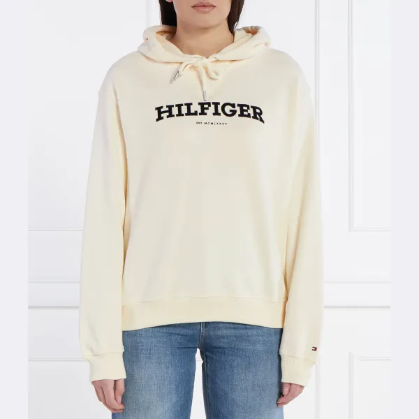 

Толстовка стандартного кроя из флока Reg Monotype Tommy Hilfiger, бежевый