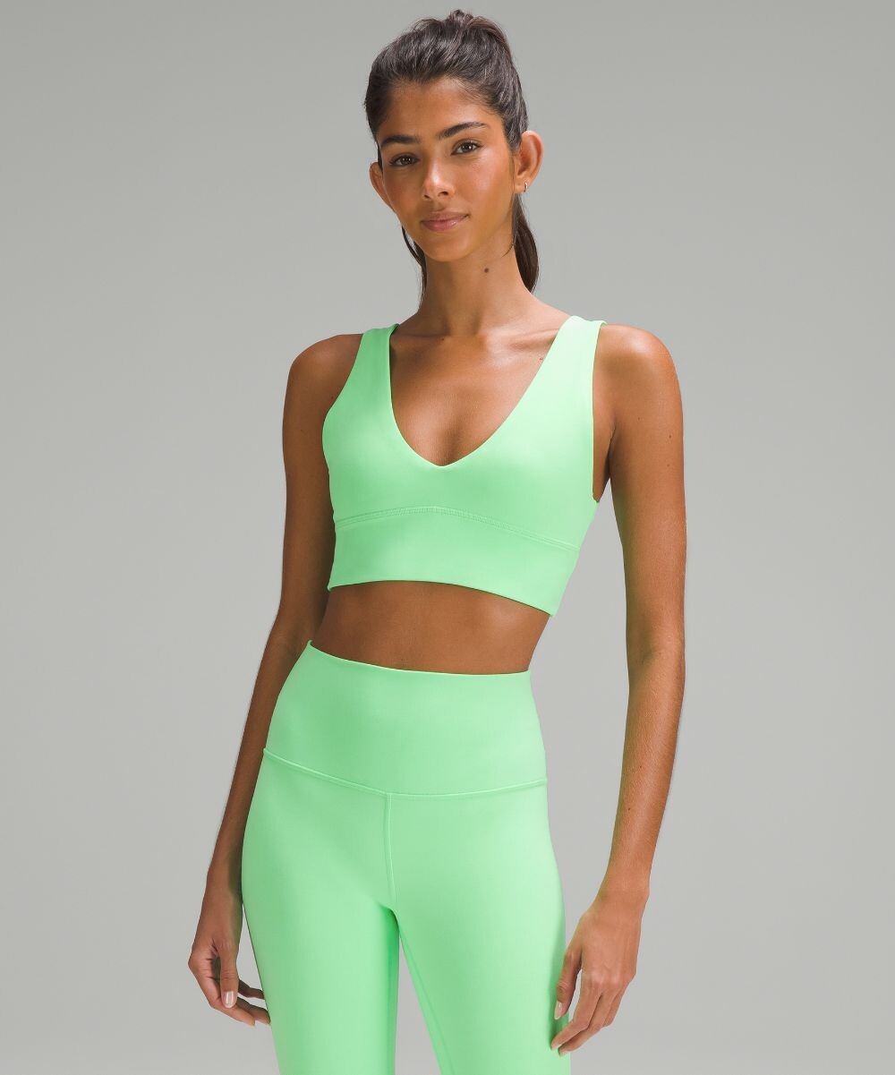 

Бюстгальтер Align с V-образным вырезом Lululemon, фисташковый