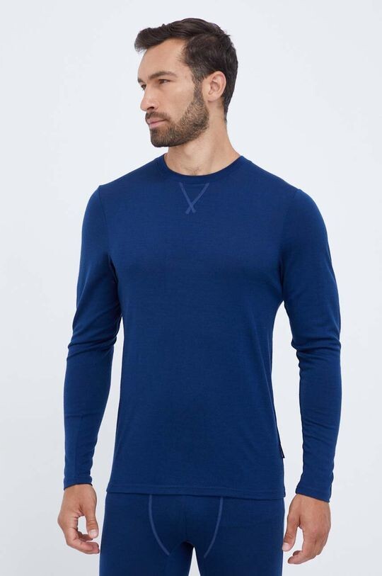 

Функциональный меринос с длинными рукавами Helly Hansen, темно-синий