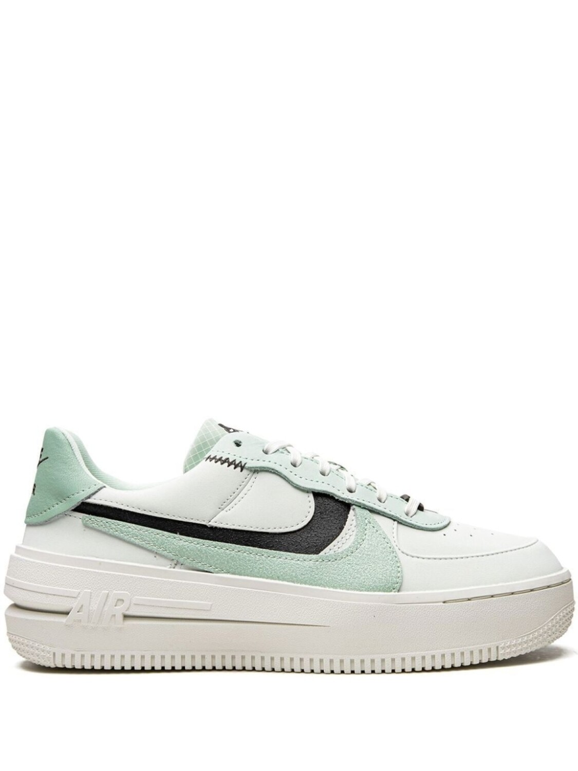 

Кроссовки Nike Air Force 1 PLT.AF.ORM, белый/светло-зеленый/черный