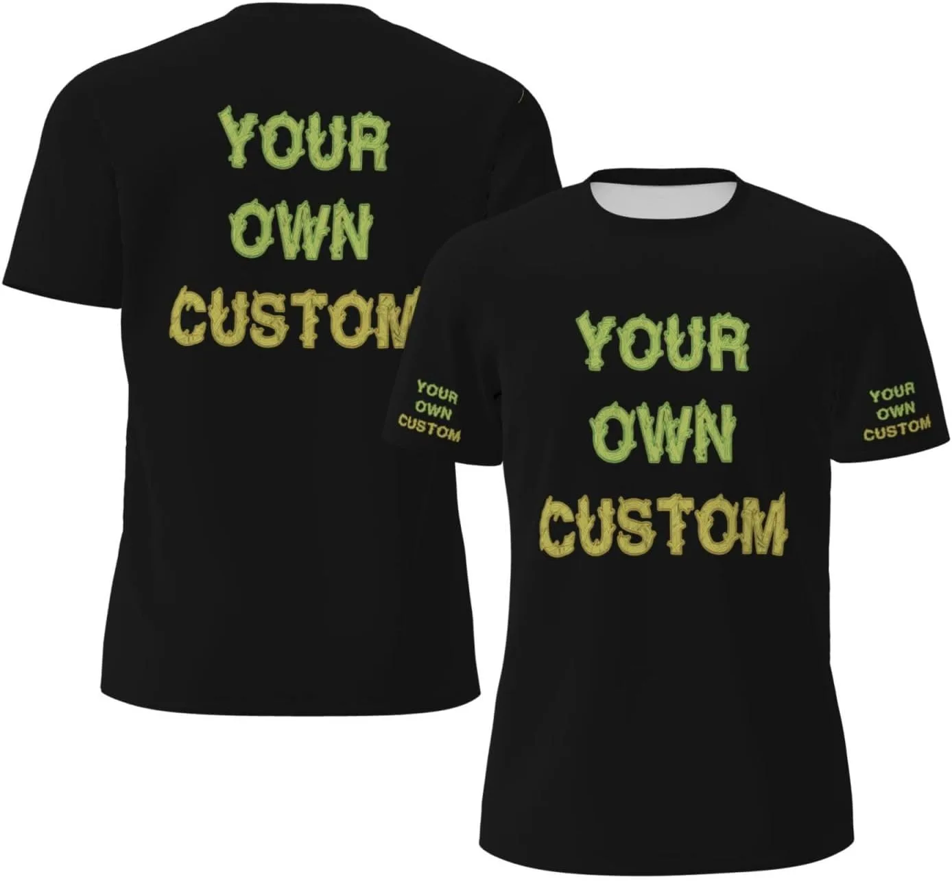 

Футболка Custom с принтом на 4 сторонах