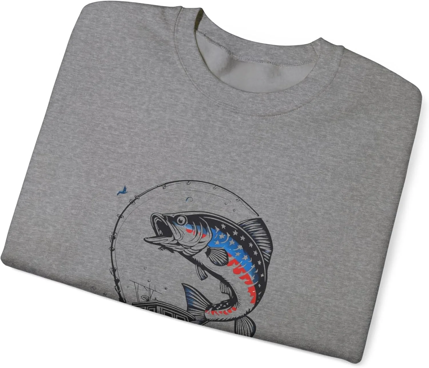Толстовка Fishing Adventure Unisex Crewneck — фото 3