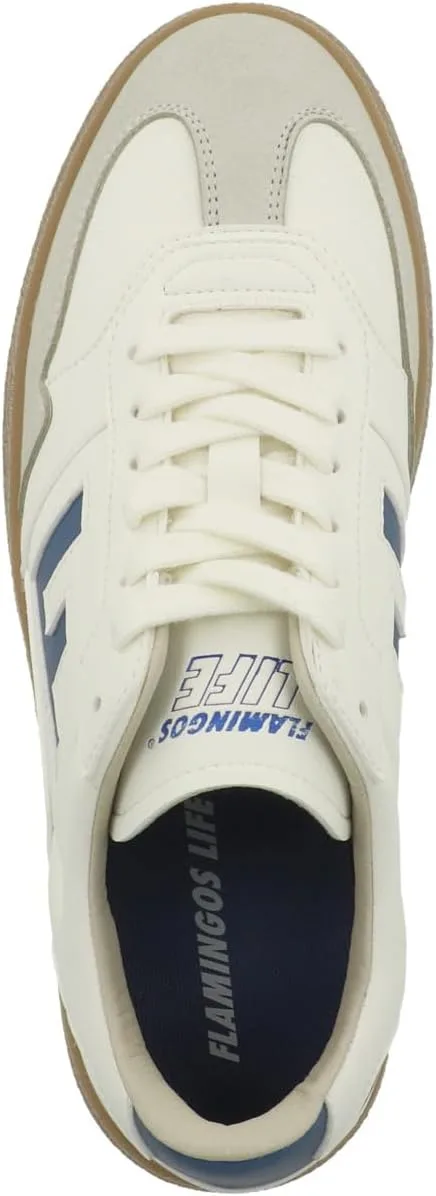 Кроссовки Flamingos Life Unisex Adult Low Burela Bold Trainers, кремовый — фото 2