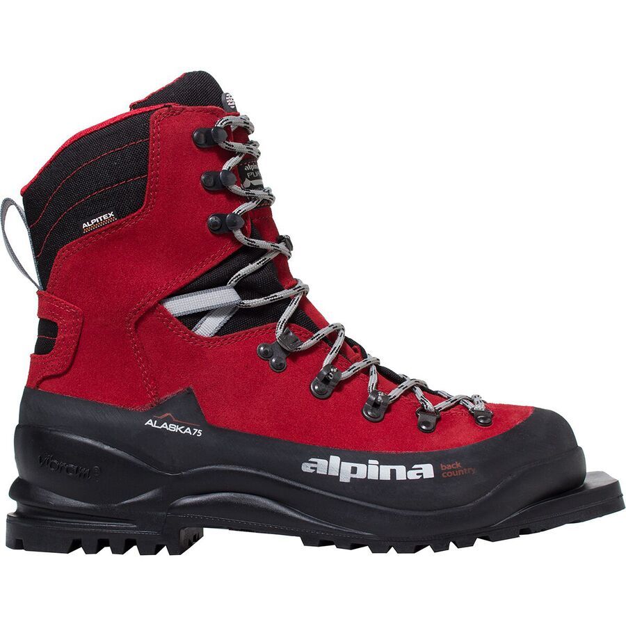 

Ботинки Alpina Alaska 75mm Backcountry Alpina, Black/Red