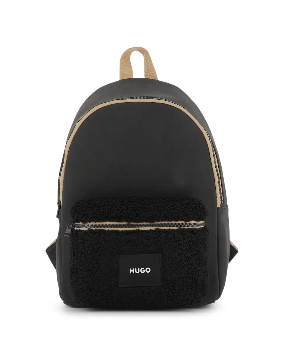 

Черный рюкзак для мальчиков из полиэстера Hugo