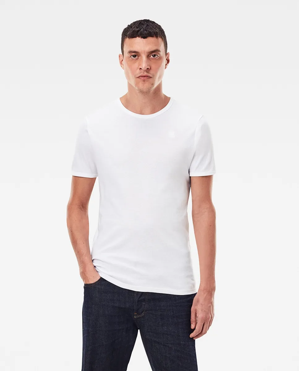 

Упаковка из 2 базовых футболок с круглым вырезом G-Star Raw, белый