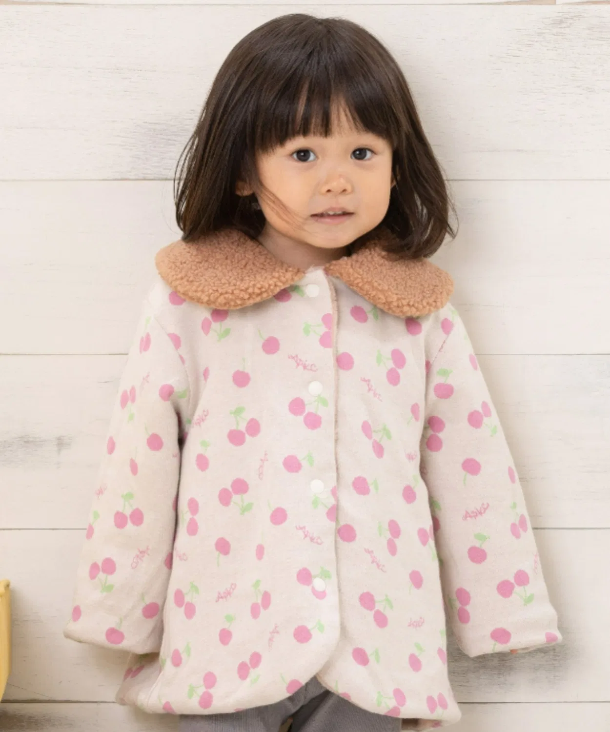 Жакет жаккардовый двусторонний Anpanman Kids Collection офф-белый — фото 4