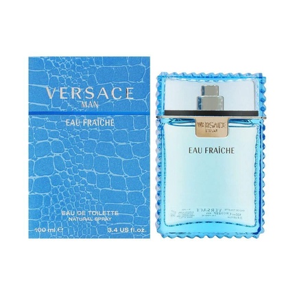 

Туалетная вода Eau Fraiche Cologne For Men, 5 мл в мини-формате или 3,4 унции — новинка, Versace