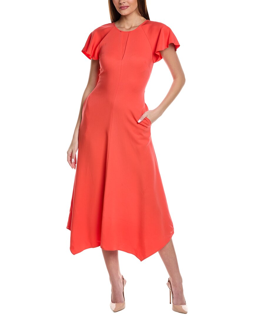 

Платье макси от Reiss Eleni, розовый