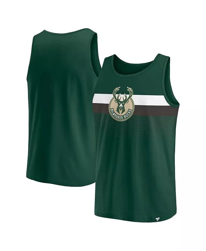 

Мужская зеленая майка Hunter Milwaukee Bucks Wild Game Fanatics, зеленый
