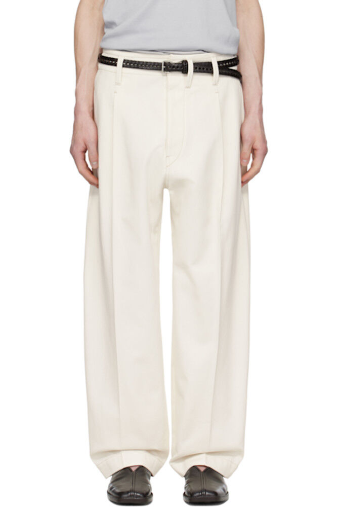 

Брюки-морковки со складками от Off-White LEMAIRE