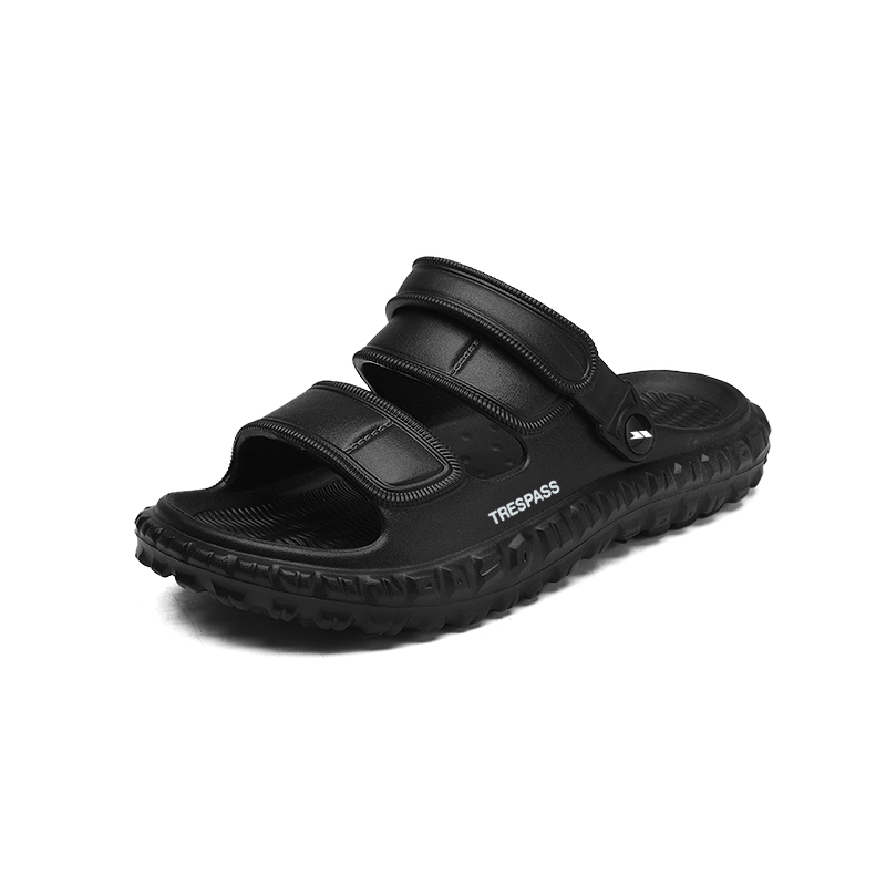 

TRESPASS Пляжные сандалии мужские черные, бежево-черные, цвет Black