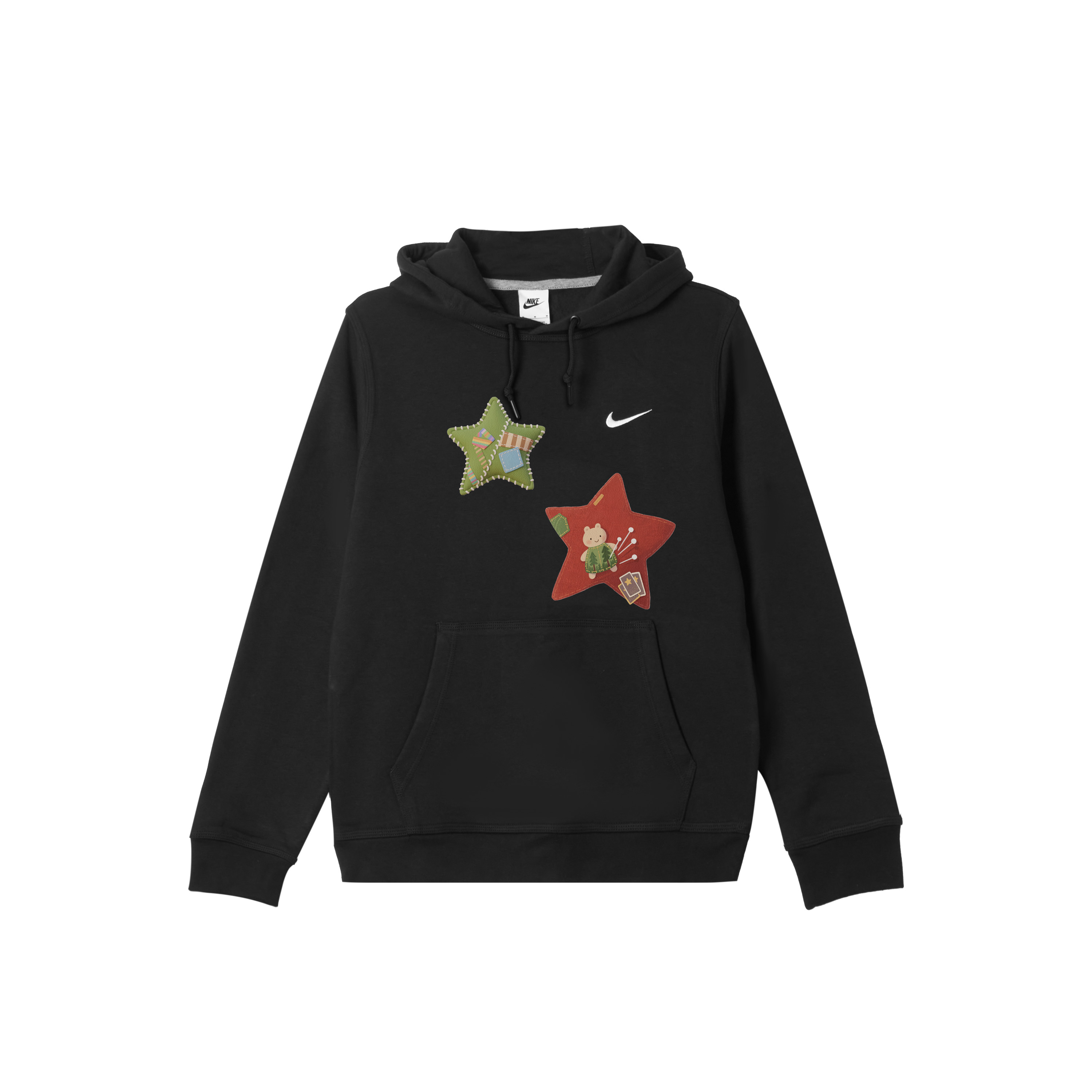 

Nike Мужская толстовка Club с капюшоном, черная, средней толщины