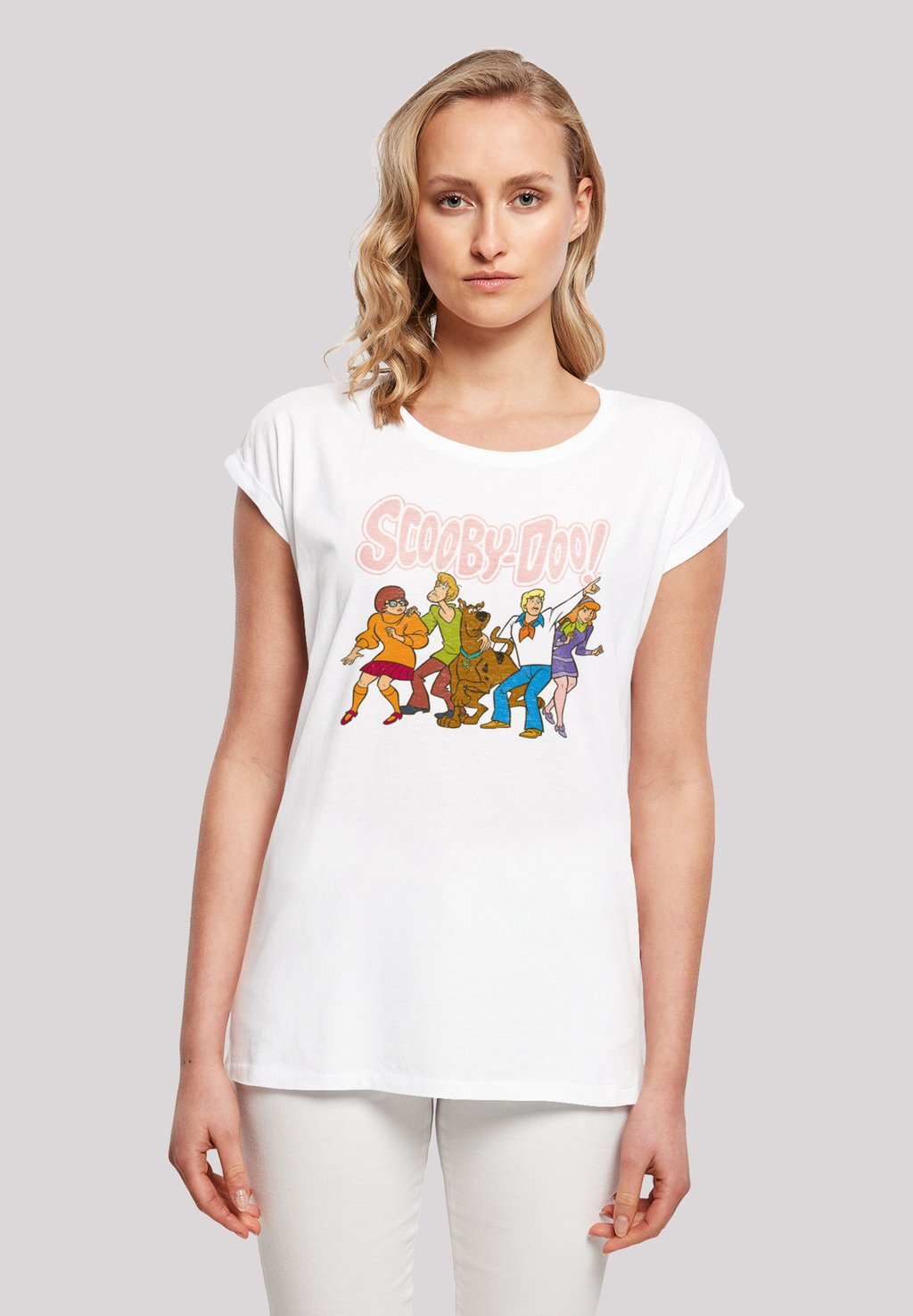 

Футболка с принтом SCOOBY DOO CLASSIC GROUP F4NT4STIC, белый