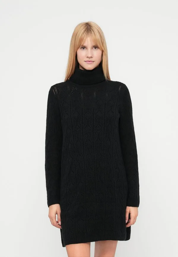 Платье-Комбинезон мини-кроя с т-образным вырезом Gap, True Black