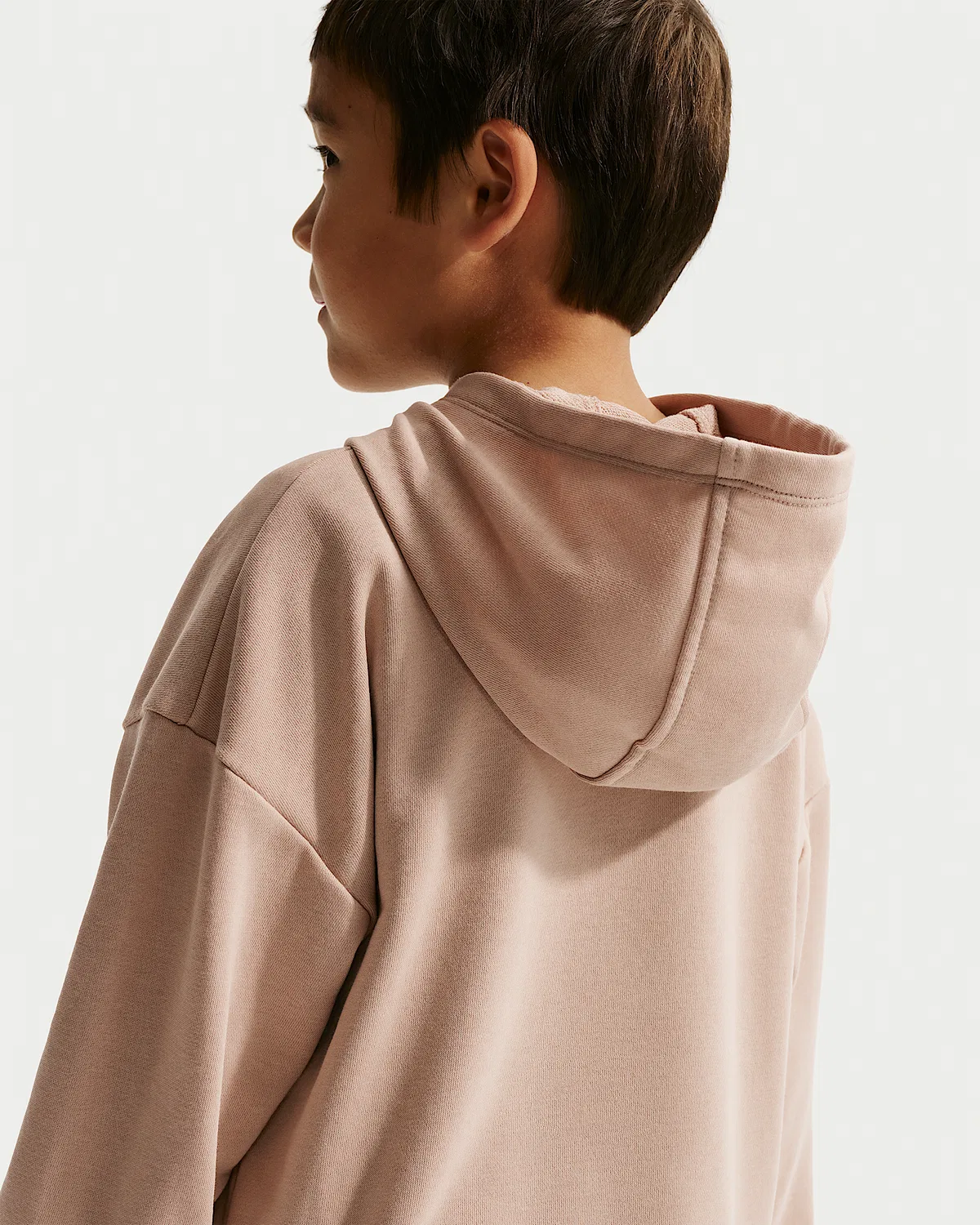 Детский набор из 2 предметов: оверсайз-свитшот из французского флиса Nike Sportswear In The Zone, Brown — фото 3