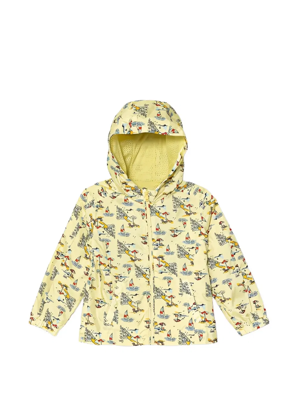 Куртка с капюшоном и узором Guess Kids, желтый