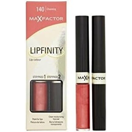 

Lipfinity Lip Color 140 Charming Clear, 2 шт., Max Factor, Серый, Lipfinity Lip Color 140 Charming Clear, 2 шт., Max Factor