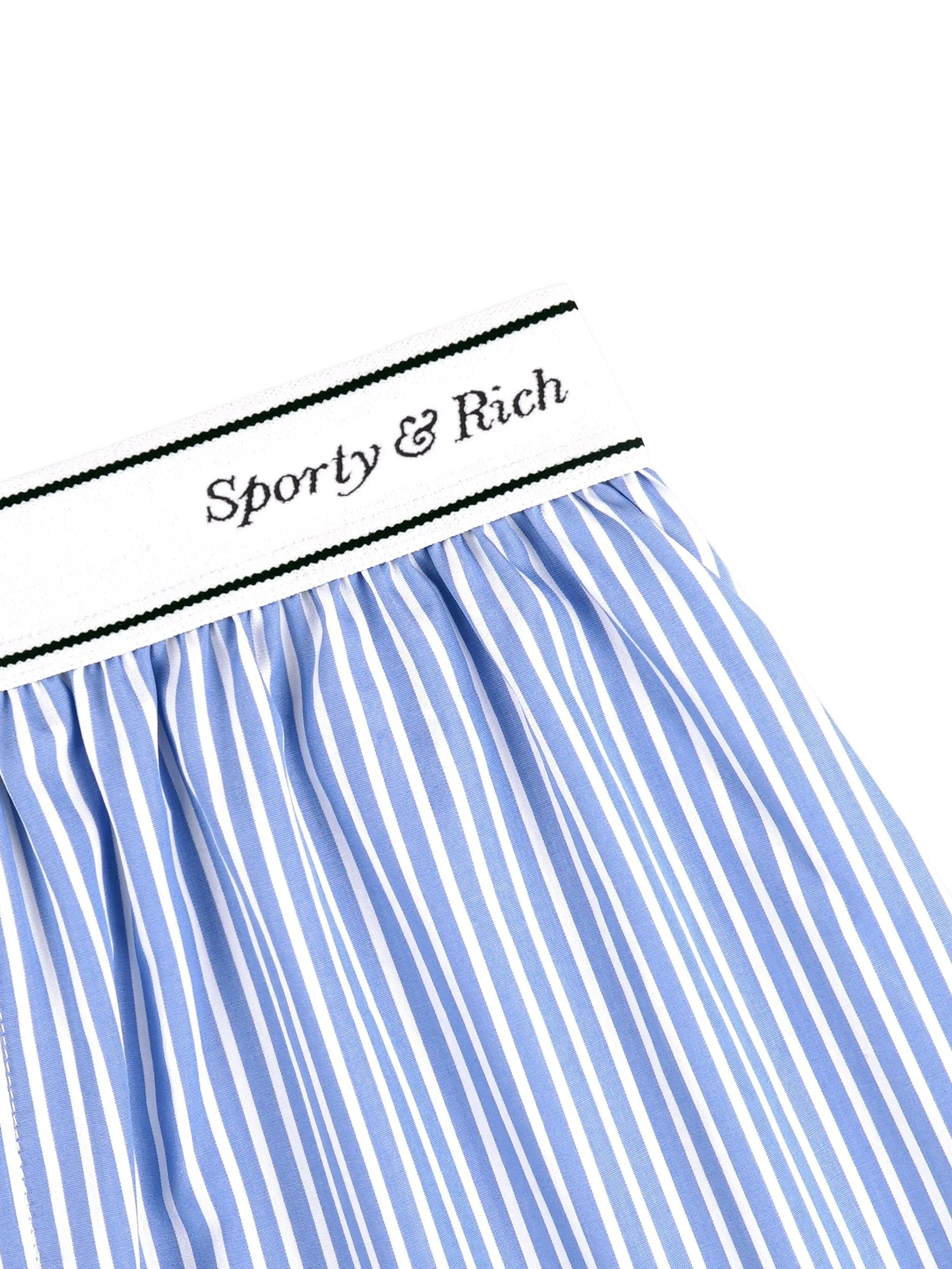 

Боксеры в полоску с логотипом Italic Sporty & Rich, синий