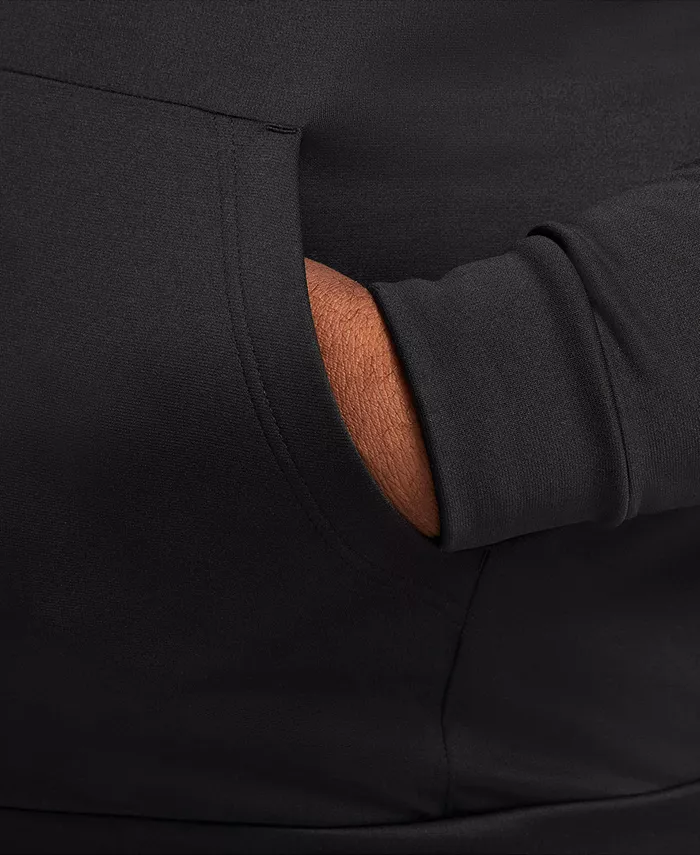 Мужская толстовка с длинным рукавом Therma-FIT с логотипом Nike, черный — фото 4