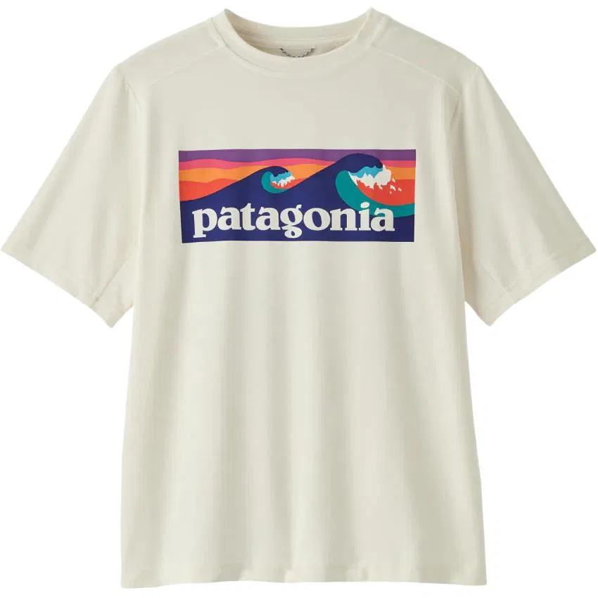 Футболка детская с круглым вырезом Patagonia темно-синяя
