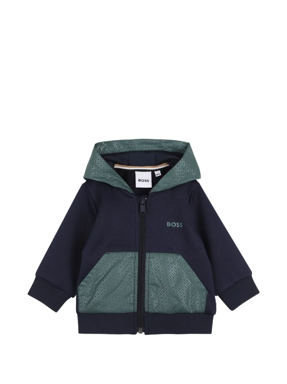 Спортивный костюм с капюшоном Boss Kidswear, синий — фото 3
