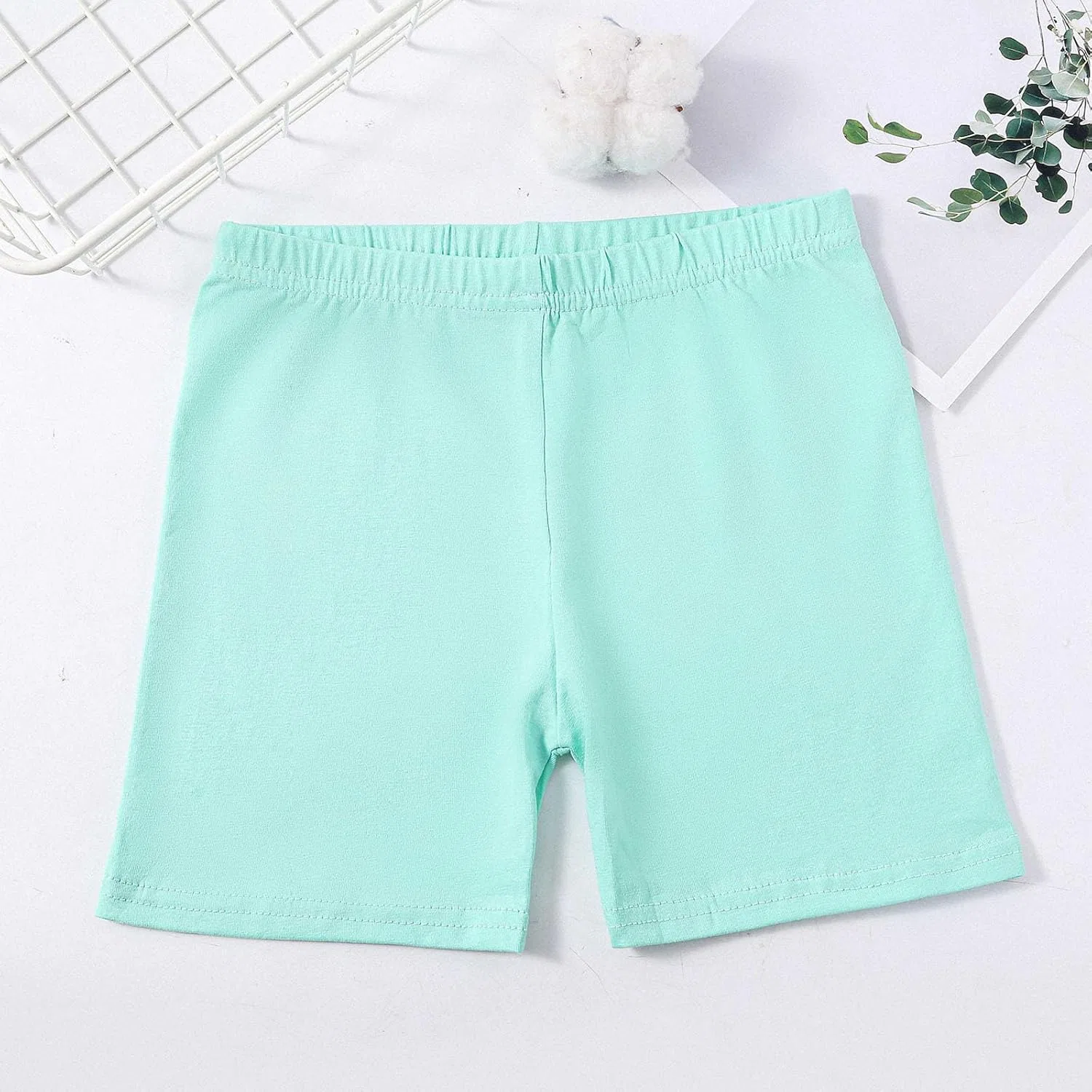 Детские шорты для танцев и спорта, Pbawab, Mint Green — фото 3