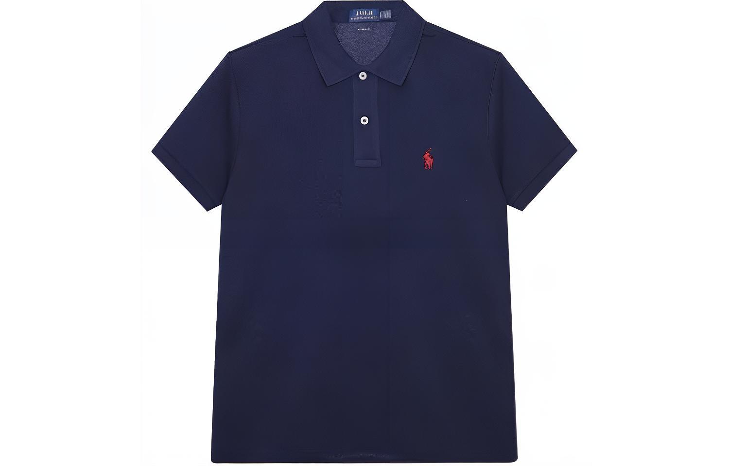 

Топ-поло с мотивом «Пони» Polo Ralph Lauren, Marine Blue