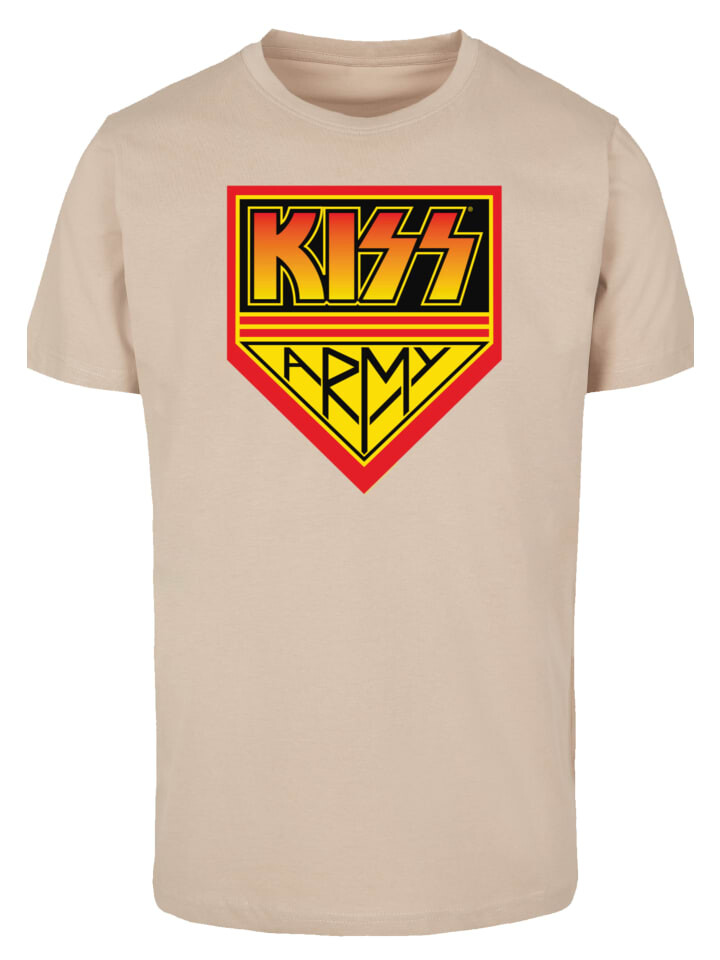 

Футболка F4NT4STIC T-Shirt Kiss Army Logo, песочный