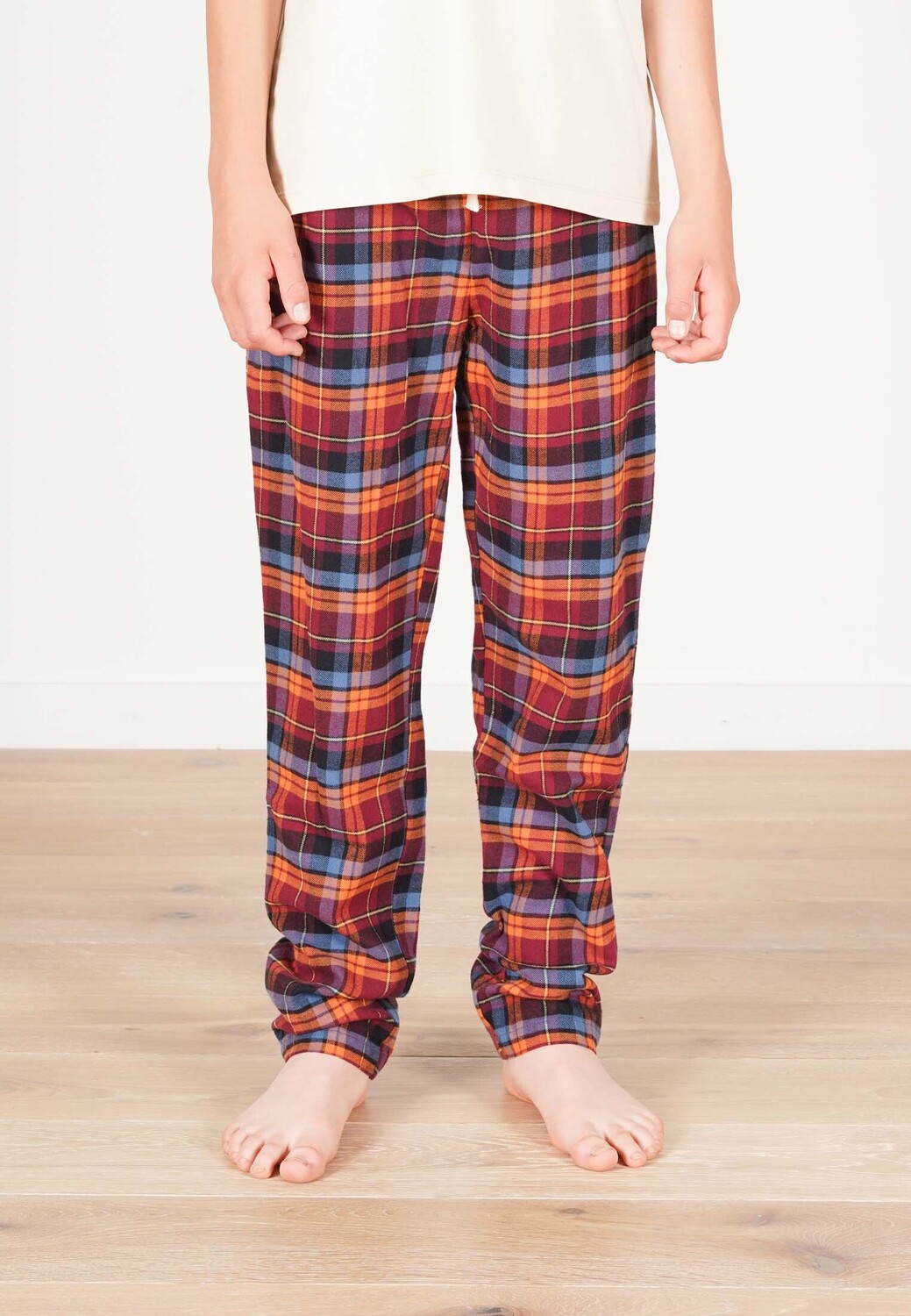 Футболка Band of Rascals Pyjama Hose Flannel Pants, красный — фото 3