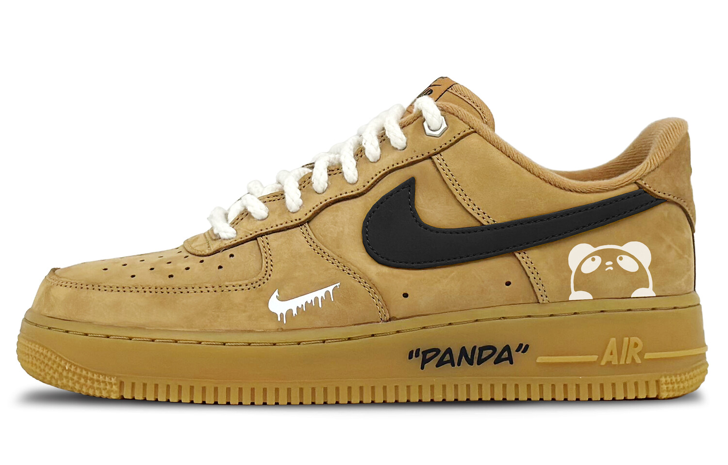 

Кроссовки Nike Air Force 1 Skateboard Shoes Unisex Low-Top Wheat