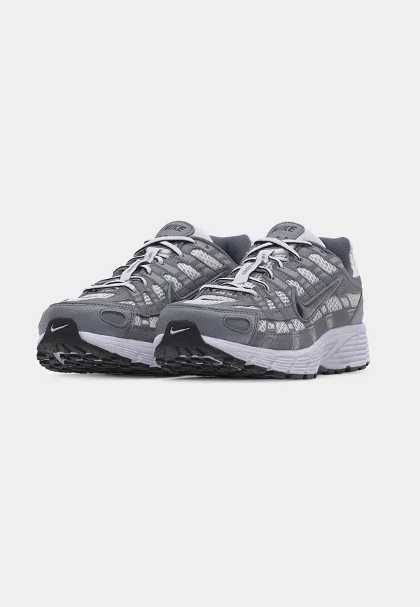 Кроссовки Nike Sportswear P 6000, белый/черный/металлик кул грей/кул грей — фото 3