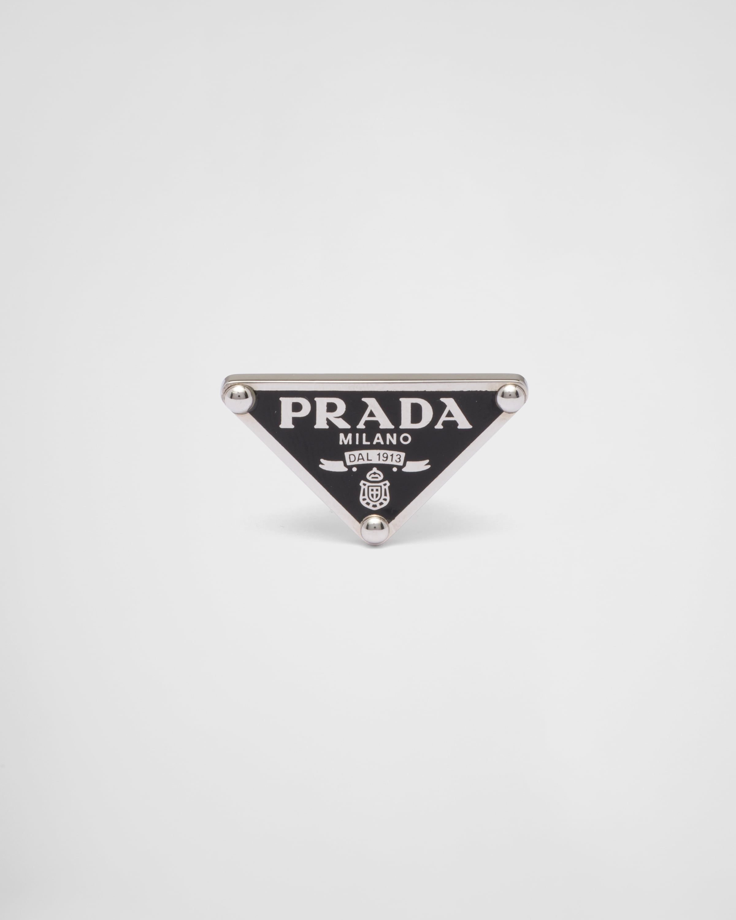 

Серьга Prada Symbole для левого уха (одна штука), черный
