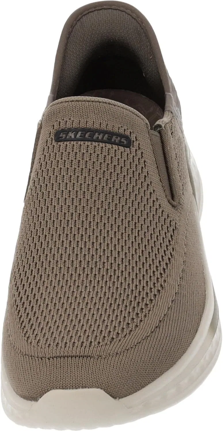 Кроссовки Skechers Herren Slade Deacon, Taupe Knit Mesh — фото 3