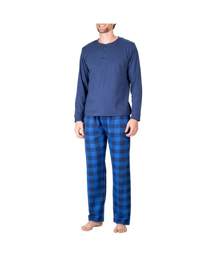 

Мужской комплект пижамы с воротником хенли Sleep Hero, мультиколор