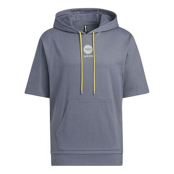 

Футболка neo bb ss толстовка с капюшоном Adidas, серый