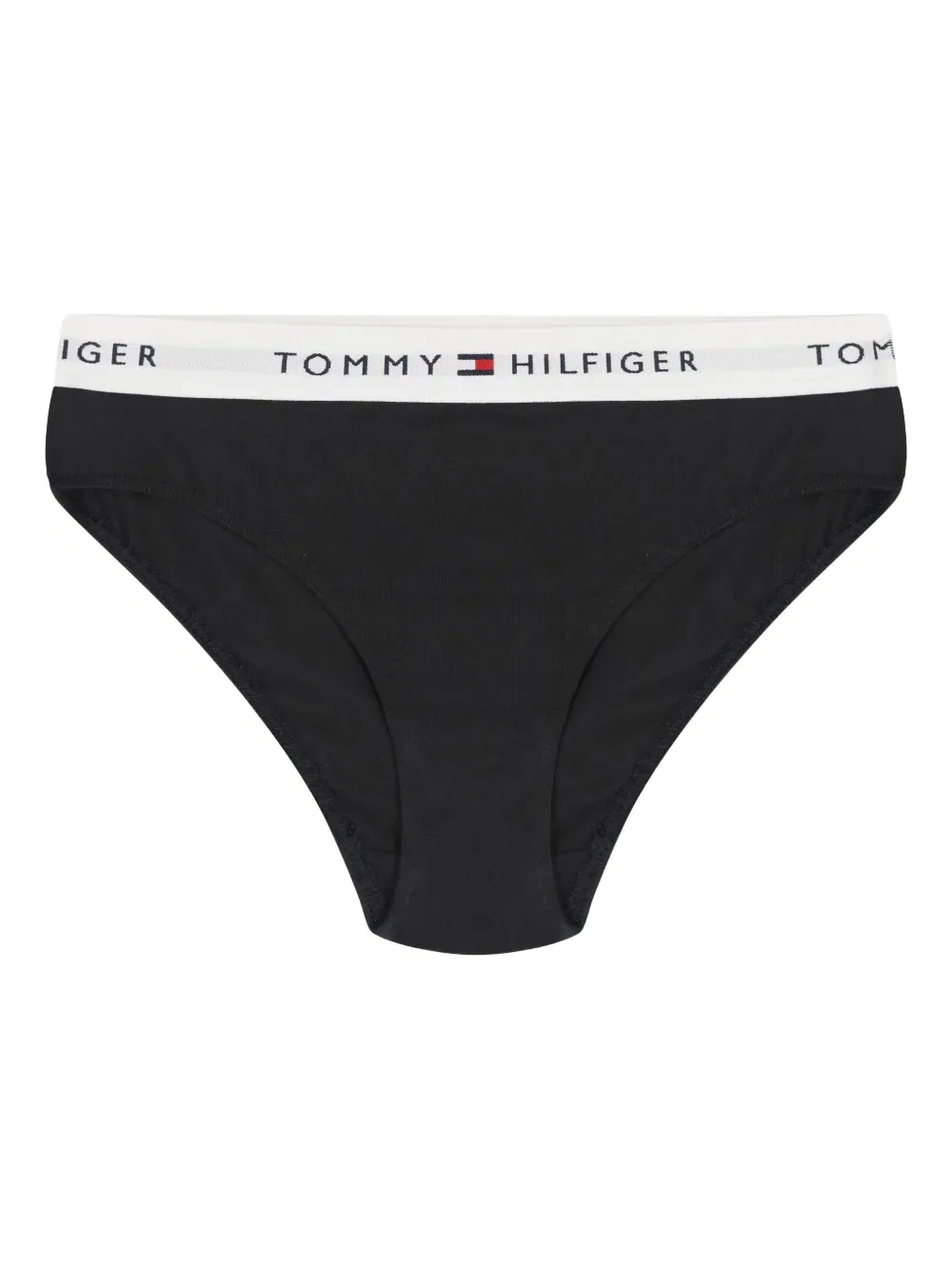 Комплект из двух трусов-брифов с логотипом Tommy Hilfiger Junior, черный — фото 3
