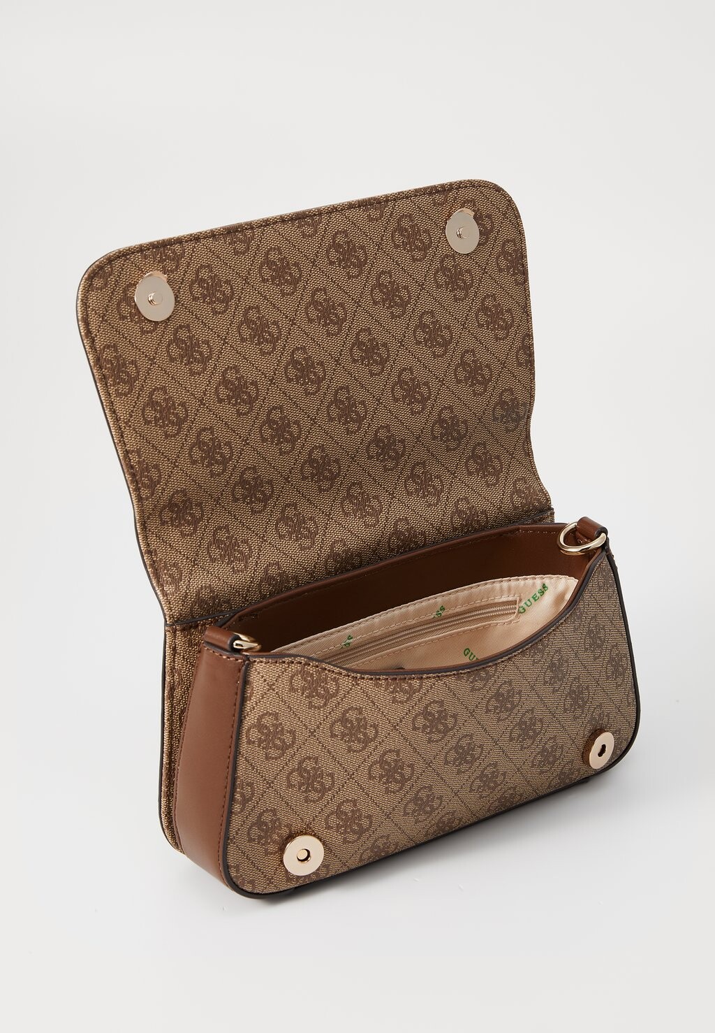 

Сумка через плечо MIETTA FLAP SHOULDER BAG Guess, коричневый